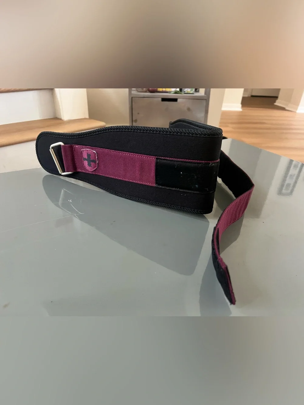 Men’s Maroon Lifting Belt Strap